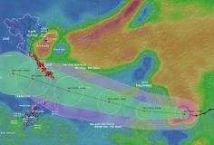 Bão số 13 sắp đổ bộ, nhiều tỉnh đối mặt mưa to gió lớn
