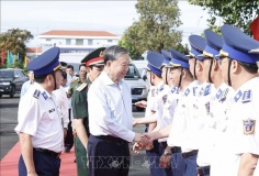 Tổng Bí thư Tô Lâm: Tập trung xây dựng Cảnh sát biển Việt Nam theo hướng 'tinh, gọn, mạnh' tiến thẳng lên hiện đại