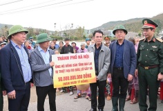 Hà Nội tiếp tục hỗ trợ tỉnh Gia Lai 200 tỷ đồng khắc phục hậu quả mưa lũ