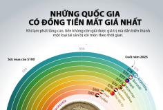 Những đồng tiền mất giá trị mạnh nhất năm 2025