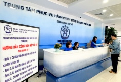 Hà Nội triển khai mô hình Trung tâm Phục vụ hành chính công một cấp