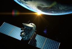 Khai thác năng lượng Mặt Trời trong không gian