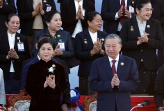 Tổng Bí thư Tô Lâm và Phu nhân dự Lễ kỷ niệm 50 năm Quốc khánh Lào