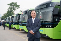 Liên Ninh chuyển đổi 100% sang xe buýt điện VinFast