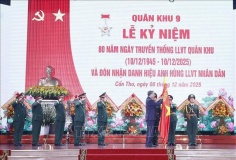 Tổng Bí thư Tô Lâm: Tập trung xây dựng lực lượng vũ trang Quân khu 9 cách mạng, chính quy, tinh nhuệ, hiện đại