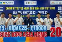 Chiến thắng bứt phá: IUH giành Giải Nhất AI Quốc gia