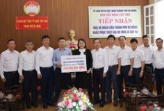 EVNNPT ủng hộ 6 tỉnh, thành phố miền Trung,Tây Nguyên khắc phục hậu quả thiên tai