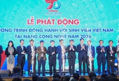 Phát động Chương trình đồng hành với sinh viên tài năng công nghệ năm 2026