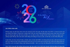🎊THƯ CHÚC MỪNG NĂM MỚI 2026 TỪ CHỦ TỊCH HĐQT/CHỦ TỊCH ĐIỀU HÀNH TẬP ĐOÀN CÔNG NGHỆ CMC