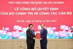 Thứ trưởng Bộ VHTT&DL Lê Hải Bình giữ chức Phó Giám đốc Học viện Chính trị Quốc gia Hồ Chí Minh