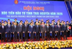 Phát biểu của Phó Thủ tướng Thường trực Nguyễn Hòa Bình tại Hội nghị Xúc tiến đầu tư tỉnh Thái Nguyên năm 2026