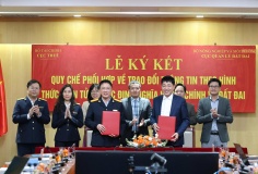 Liên thông dữ liệu điện tử trong xác định nghĩa vụ tài chính về đất đai