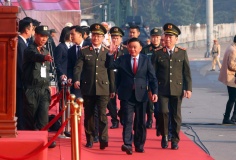 Bộ Công an tổ chức lễ xuất quân bảo đảm an ninh, trật tự Đại hội Đảng lần thứ XIV