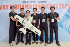 Sinh viên sáng chế máy bay không người lái hỗ trợ cứu nạn trên biển