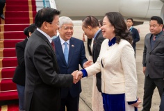 Tổng Bí thư, Chủ tịch nước Lào bắt đầu thăm cấp Nhà nước tới Việt Nam