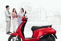 Xe máy điện VinFast Evo lọt tầm ngắm của tài xế công nghệ