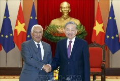 Tổng Bí thư Tô Lâm tiếp Chủ tịch Hội đồng châu Âu