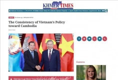 Truyền thông Campuchia đồng loạt đưa tin về chuyến thăm của Tổng Bí thư Tô Lâm