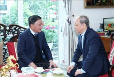 Thường trực Ban Bí thư Trần Cẩm Tú thăm, chúc Tết các đồng chí nguyên lãnh đạo Đảng, Nhà nước