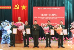 Xuân biên cương ấm áp tình quân dân của các chiến sĩ Đồn Biên phòng Cửa khẩu Quốc tế Lóng Sập