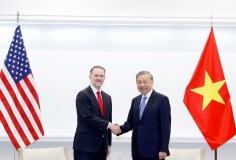 Tổng Bí thư Tô Lâm tiếp Trưởng đại diện Thương mại Hoa Kỳ Jamieson Greer