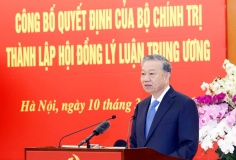 Tổng Bí thư Tô Lâm chủ trì Hội nghị công bố thành lập Hội đồng Lý luận Trung ương nhiệm kỳ 2026-2031