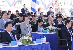 Ông Trịnh Văn Quyết xuất hiện tại lễ khởi công dự án 13.000 tỷ của Eurowindow