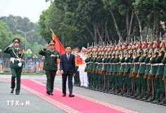 Thường trực Ban Bí thư chủ trì làm việc với Ban Thường vụ Quân đoàn 12