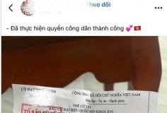 Cảnh báo nguy cơ lộ thông tin cá nhân khi đăng tải thẻ cử tri lên mạng xã hội