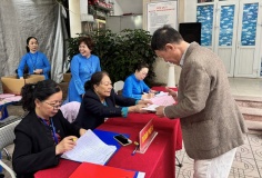 Kết thúc bầu cử, tỉ lệ cử tri cả nước tham gia bỏ phiếu đạt 99,68%