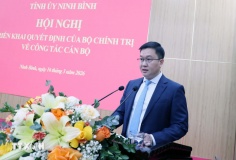 Đồng chí Trần Đăng Quỳnh được điều động giữ chức Phó Bí thư Tỉnh ủy Ninh Bình