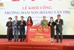 T&T Group và SHB đồng hành cùng Bộ Công an xây dựng Trường mầm non Hoàng Văn Thụ tại Lạng Sơn