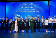 Lễ trao Giải thưởng “Báo chí tuyên truyền về an toàn giao thông năm 2025”