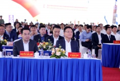 Phó Thủ tướng Lê Thành Long dự khởi công 