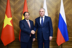 Chủ tịch Duma Quốc gia Nga: Hết sức ủng hộ thỏa thuận xây dựng nhà máy điện hạt nhân Ninh Thuận 1