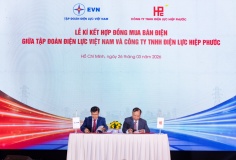EVN ký hợp đồng mua bán điện cho dự án Nhà máy điện LNG Hiệp Phước