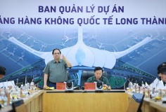 Thủ tướng Phạm Minh Chính: Khai thác thương mại sân bay Long Thành vào cuối năm 2026