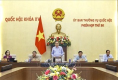 Bế mạc Phiên họp thứ 56 của Ủy ban Thường vụ Quốc hội