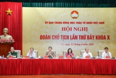 Khai mạc hội nghị Đoàn Chủ tịch Trung ương Mặt trận Tổ quốc Việt Nam lần thứ 7 khóa X