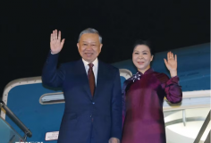 Tổng Bí thư, Chủ tịch nước Tô Lâm và Phu nhân lên đường thăm cấp Nhà nước đến Trung Quốc