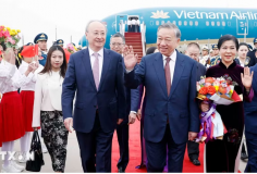 Tổng Bí thư, Chủ tịch nước Tô Lâm và Phu nhân bắt đầu thăm cấp Nhà nước đến Trung Quốc