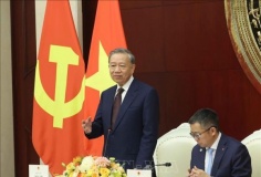 Tổng Bí thư, Chủ tịch nước Tô Lâm thăm Đại sứ quán, gặp gỡ cộng đồng người Việt Nam tại Trung Quốc