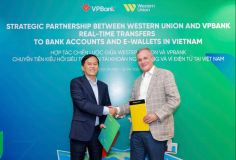 VPBank và Western Union thiết lập quan hệ hợp tác chiến lược trong lĩnh vực nhận tiền kiều hối siêu tốc vào ví điện tử và tài khoản ngân hàng tại Việt Nam