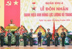 Thủ tướng Lê Minh Hưng: 6 nhiệm vụ trọng tâm của Quân khu 4 trước những bài toán quốc phòng – an ninh chưa từng có tiền lệ