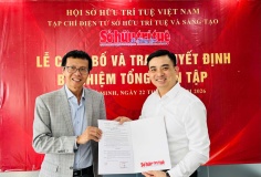 Bổ nhiệm tân Tổng Biên tập Tạp chí điện tử Sở hữu Trí tuệ và Sáng tạo