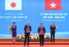Việt Nam, Nhật Bản trao nhiều văn kiện hợp tác quan trọng