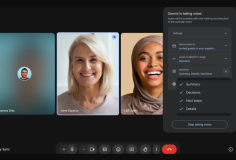 Google Meet cho chọn nội dung ghi chú, thêm theo dõi quyết định