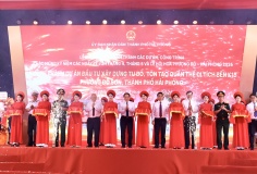 Phó Thủ tướng Lê Tiến Châu dự Lễ khởi công, khánh thành 14 dự án, công trình tại Hải Phòng