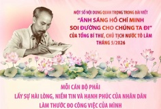 Lấy sự hài lòng, niềm tin và hạnh phúc của Nhân dân làm thước đo công việc