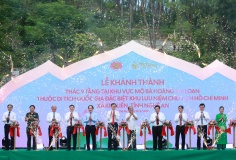 Khánh thành công trình Thác 9 tầng tại quê hương Bác Hồ